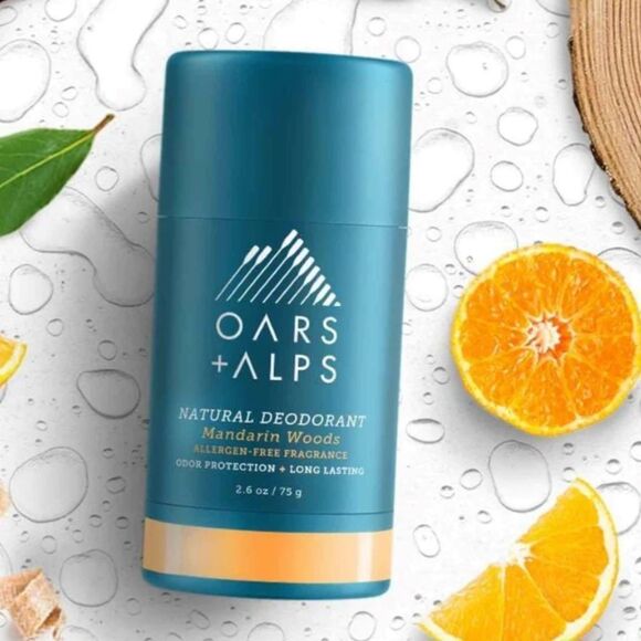 NWT Oars + Alps Aluminum-Free Deodorant for Sensitive Skin - Mandarin Woods - Picture 3 of 7